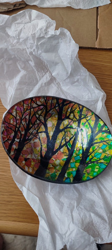 Decorative fused glass - fused, trinket