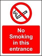  No smoking in this entrance