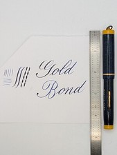Gold Bond Blue Fountain Pen