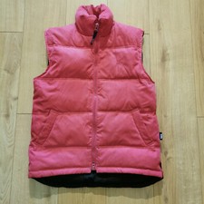 Original Puffa Gilet Mens XS Extra Small Pink Puffer Bodywarmer Hiking Down