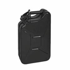 10L 10 Litre Black Metal Jerry