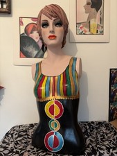 Hand painted  Refurbished Mannequin Head and torso.