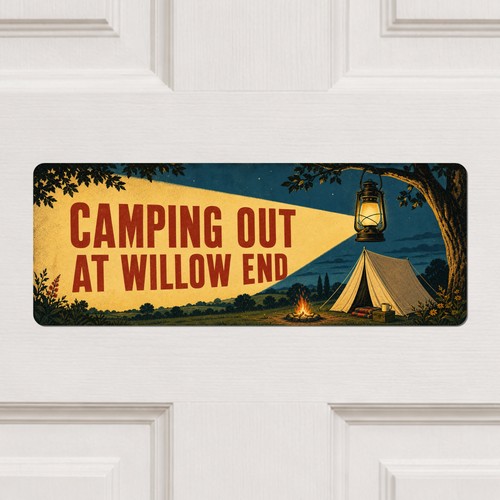 Personalised garden camping - garden,