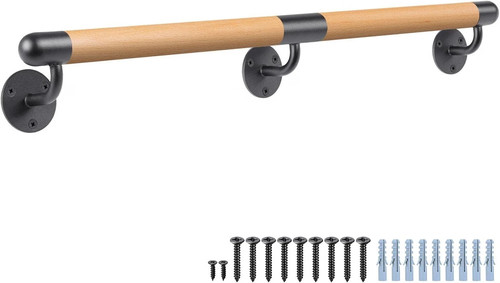200cm beech wooden handrail - 200cm,