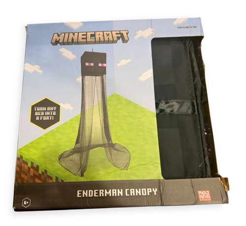 Minecraft enderman kids bed - enderman,