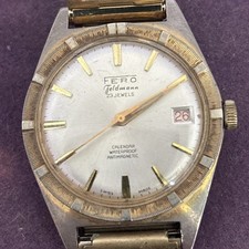 Gents Watch By FERO. Automatic 21? Jewel Movement. IWO
