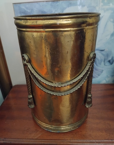 Vintage brass umbrella - vintage, stand