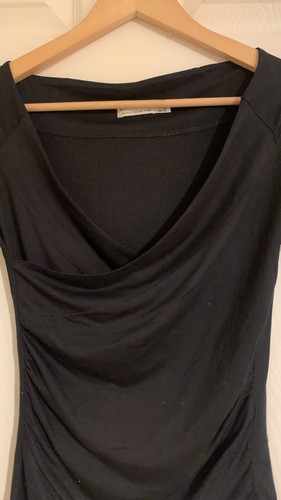 Zara black jersey off - zara, the