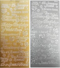 Various Sentiments Silver Gold