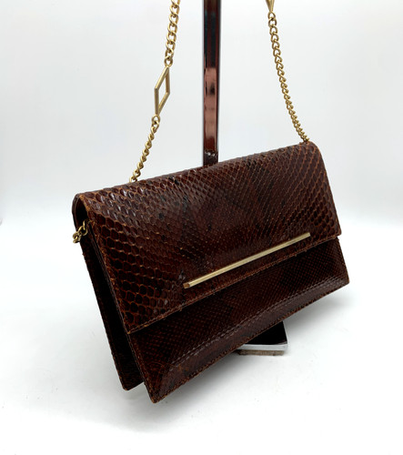 Vtg 70s 80s snakeskin - vtg, shoulder