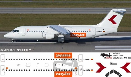 Decals bae 146 300 - decals, avro