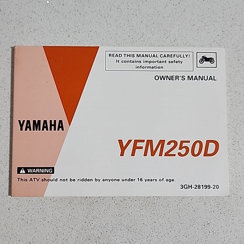Yamaha atv yfm250d - atv, quad