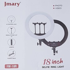 18"LED Ring Light Tripod Stand Makeup Ring lightfor Studio Portrait YouTube Vlog