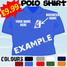 PAINTER DECORATOR BUSINESS PERSONALISED T POLO SHIRT