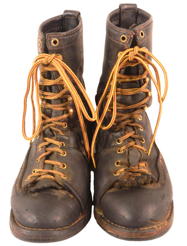 Wesco black leather plain - wesco,