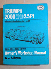 Haynes Workshop Manual Triumph