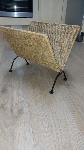 Wicker woven and cast - cast, iron