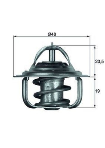 Mahle coolant thermostat - , for
