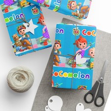 CoCoMelon TV Childrens Cartoon Birthday High Def Kids Gift Wrapping Papers
