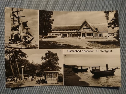 Old picture postcard - old, ostseebad