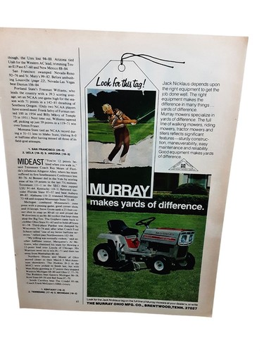 1977 murray riding lawn mower - 1977,