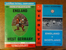 Football programmes england - football, v