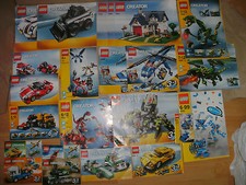 USED LEGO CREATOR SET INSTRUCTIONS ONLY - NO LEGO. SPARES CHOOSE THE 1 YOU WANT