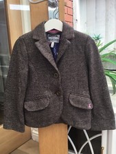Joules Girls Tweed Effect Junior Bernadette Blazer Jacket Age 5 Years