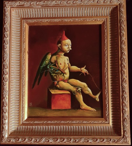 Oil painting besoin de - oil,