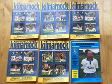 KILMARNOCK Football Club FOOTBALL PROGRAMMES - COLLECTION OF 6 HOME MATCH Killie