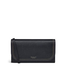 RADLEY Black Phone Crossbody Bag Small Flapover Leather Colwyn Road RRP £109