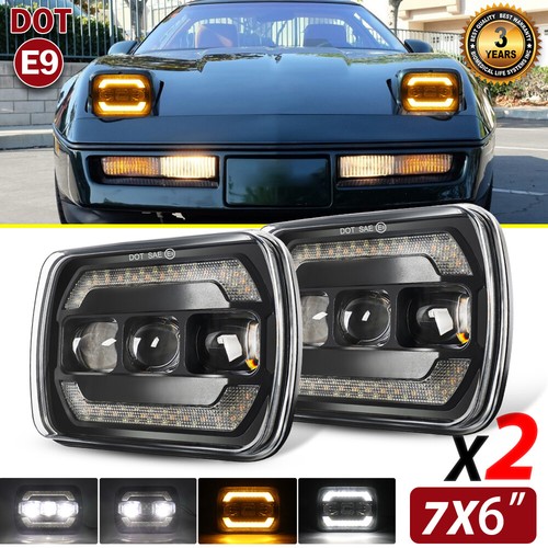 Pair 5x7 7x6 led headlight - pair,