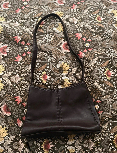 Bhs dark brown leather - brown,