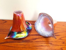 Vintage iridescent blown - iridescent,