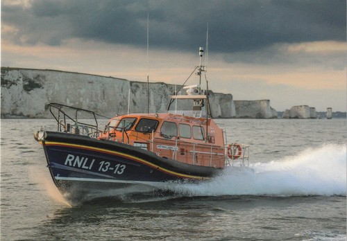 Unused rnli postcard swanage - unused,