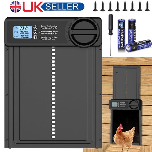 Automatic chicken coop door - chicken,