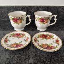 Royal Albert Old Country Roses 2 New Mugs & Round Coasters