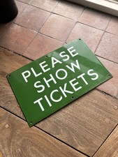 Fantastic Condition Southern Railways Enamel Sign.