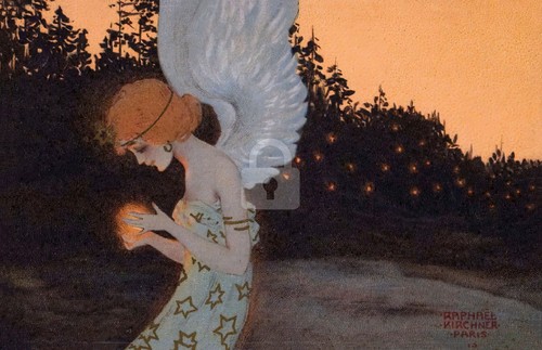 Raphael kirchner angel with - kirchner,,