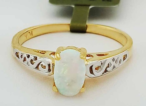 Genuine cts opal ring - 0.56,