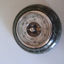 Vintage Shortland Brothers Cornish Serpentine Barometer