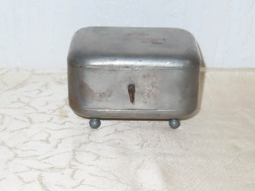 Vintage design tin box - vintage, with