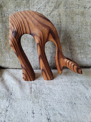 Vintage carved cryptomeria - vintage,