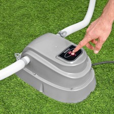 Bestway pool heater above - pool,