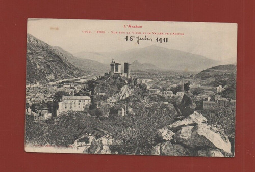 Foix view the city - foix, and
