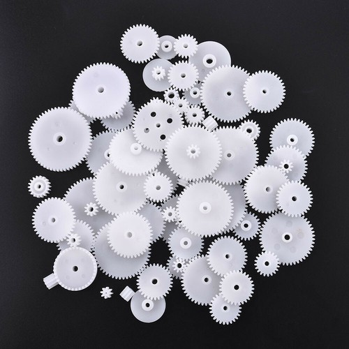 58pcs plastic gears - plastic, worm