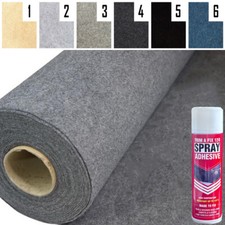 4 Way Stretch Carpet 10 Sqm Camper Van Lining Kit Inc 5 Cans Trimfix Adhesive