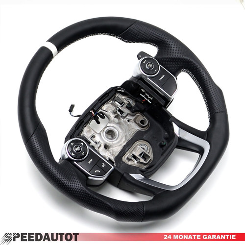 Flattened steering wheel for - steering,