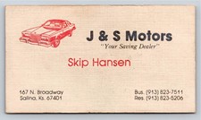 J&S Motors Skip Hansen Salina