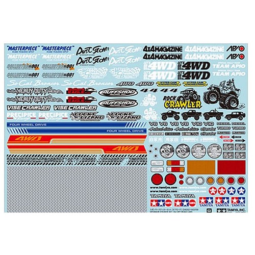 Tamiya 54630 sponsor sticker - 54630,
